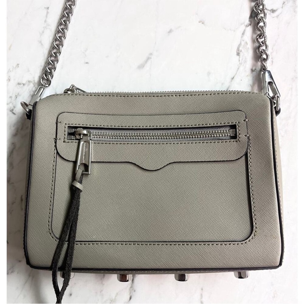 Rebecca Minkoff  Cream Leather Crossbody Bag